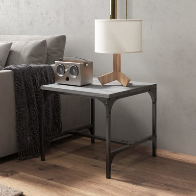 vidaXL Side Table Black 40x40x35 cm Engineered Wood