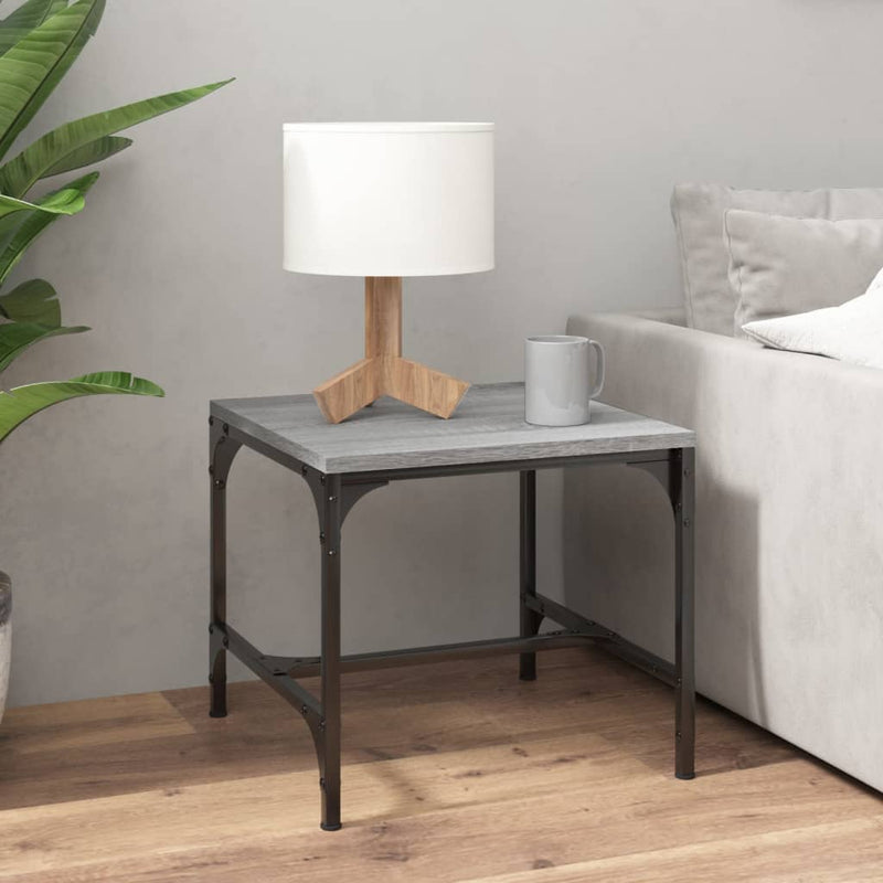 vidaXL Side Table Black 40x40x35 cm Engineered Wood