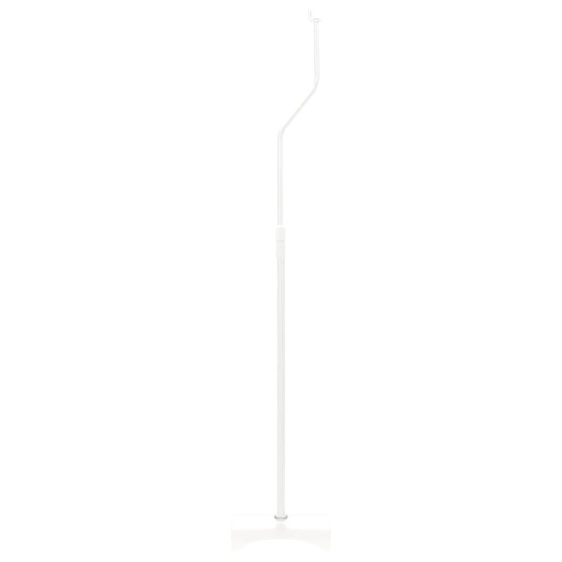 vidaXL Universal Speaker Stand 2 pcs White 19x19x82-104 cm Steel