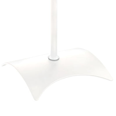 vidaXL Universal Speaker Stand 2 pcs White 19x19x82-104 cm Steel