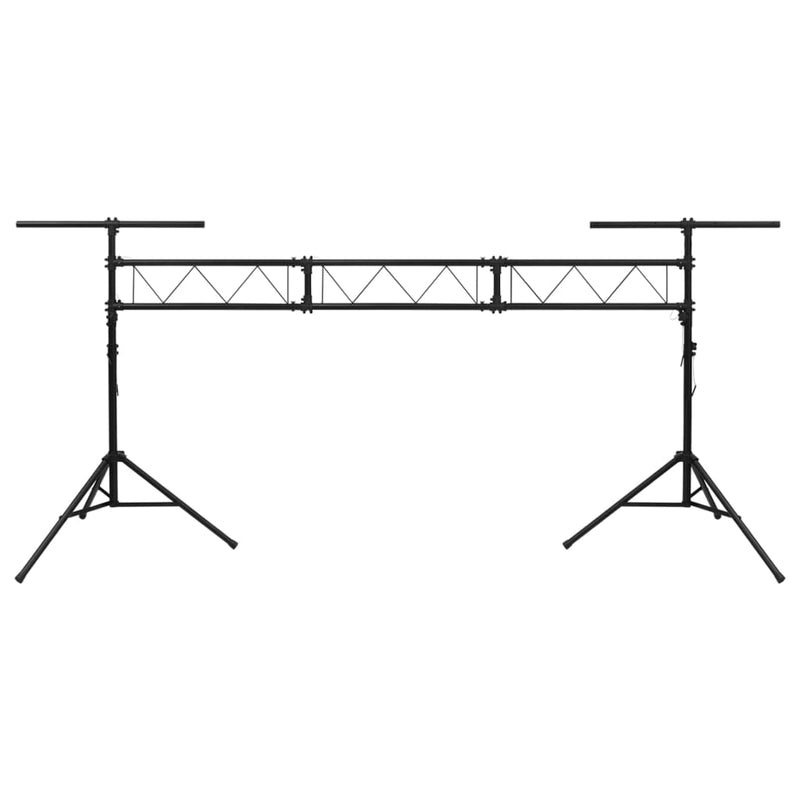 vidaXL Light Stand Black 338x115x(180-300) cm Steel