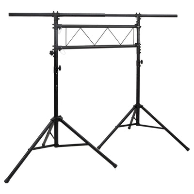vidaXL Light Stand Black 338x115x(180-300) cm Steel