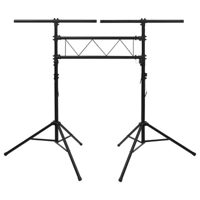 vidaXL Light Stand Black 338x115x(180-300) cm Steel