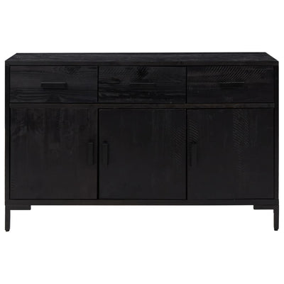 vidaXL Sideboard Brown 110x35x70 cm Solid Pinewood