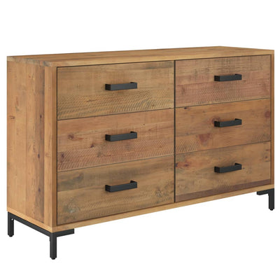 vidaXL Sideboard Black 110x35x70 cm Solid Pinewood