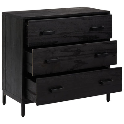 vidaXL Chest of Drawers 75x35x70 cm Solid Pinewood