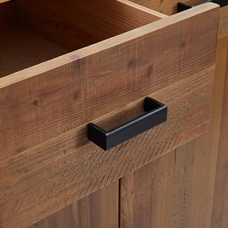 vidaXL Shoe Rack Black 75x40x110 cm Solid Pinewood