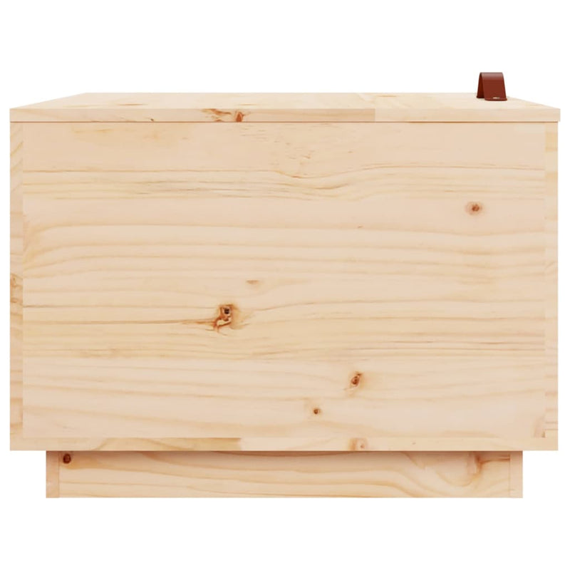vidaXL Storage Boxes with Lids 3 pcs Solid Wood Pine