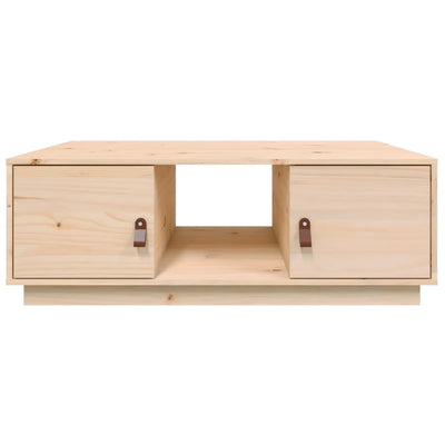 vidaXL Coffee Table 80x50x35.5 cm Solid Wood Pine