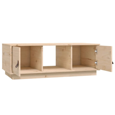 vidaXL Coffee Table 80x50x35.5 cm Solid Wood Pine