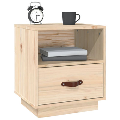 vidaXL Bedside Cabinets 2 pcs 40x34x45 cm Solid Wood Pine