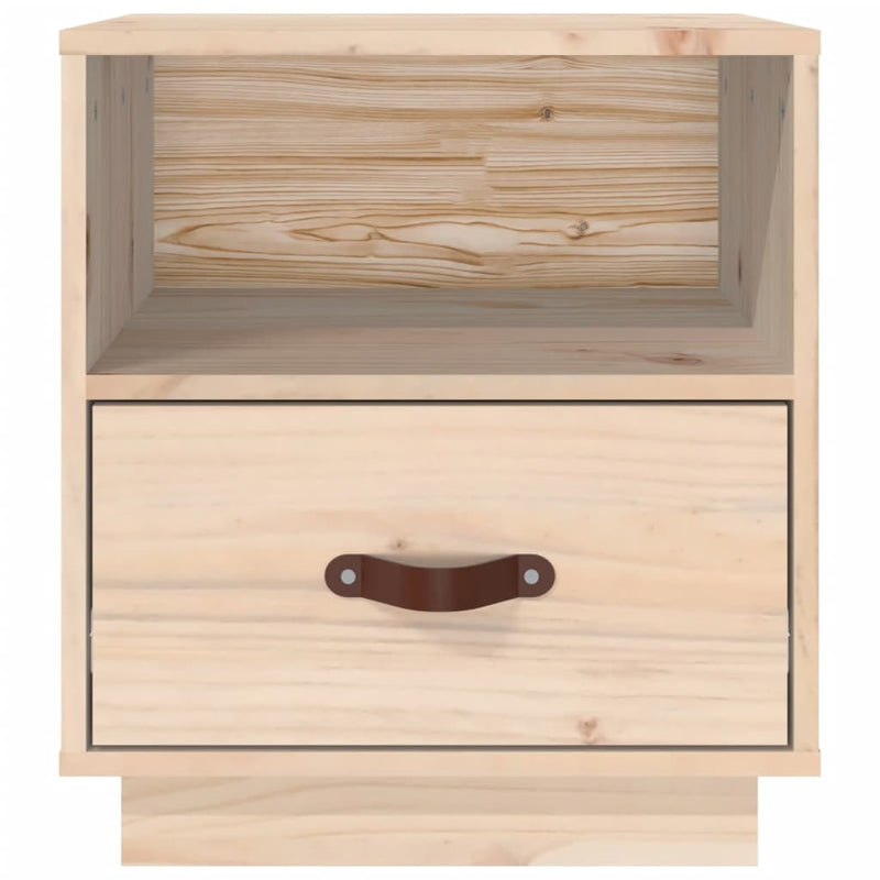 vidaXL Bedside Cabinets 2 pcs 40x34x45 cm Solid Wood Pine