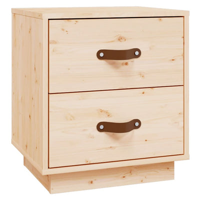 vidaXL Bedside Cabinets 2 pcs 40x34x45 cm Solid Wood Pine