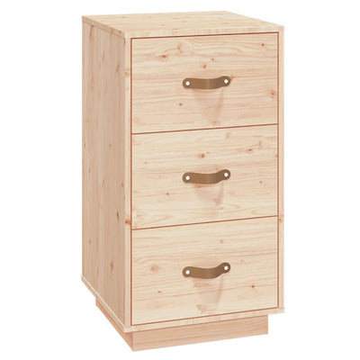 vidaXL Bedside Cabinets 2 pcs 40x40x75 cm Solid Wood Pine
