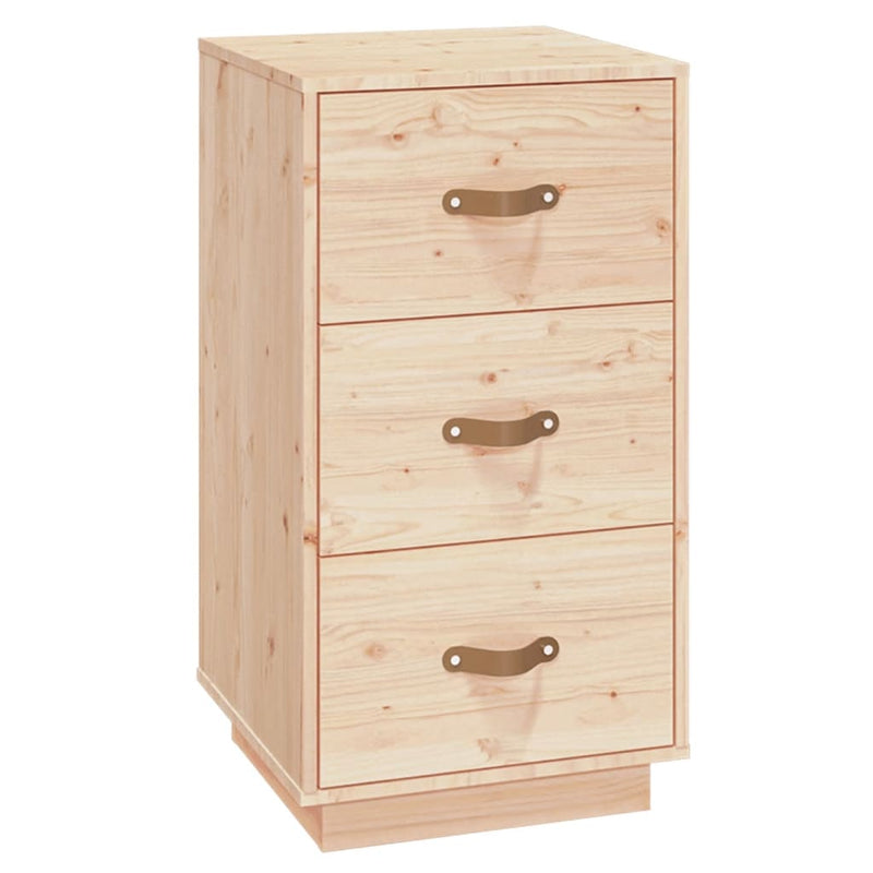 vidaXL Bedside Cabinets 2 pcs 40x40x75 cm Solid Wood Pine