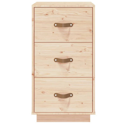 vidaXL Bedside Cabinets 2 pcs 40x40x75 cm Solid Wood Pine