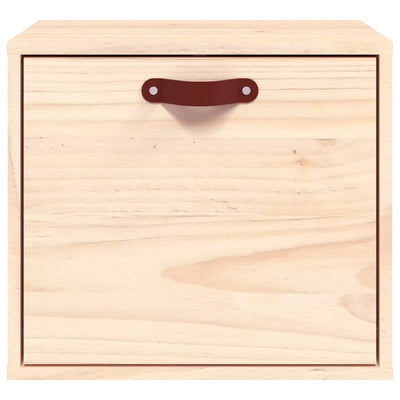 vidaXL Wall Cabinet 60x30x35 cm Solid Wood Pine