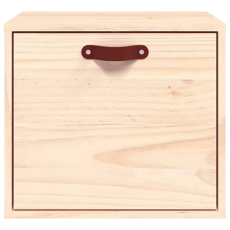 vidaXL Wall Cabinet 60x30x35 cm Solid Wood Pine