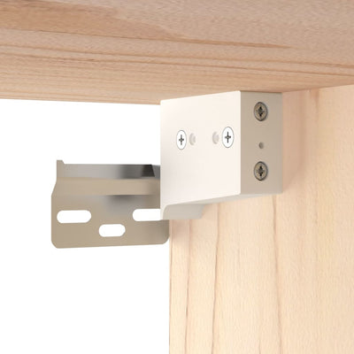 vidaXL Wall Cabinet 60x30x35 cm Solid Wood Pine