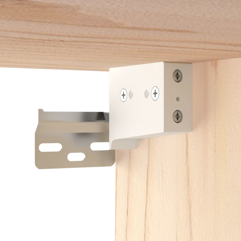 vidaXL Wall Cabinet 60x30x35 cm Solid Wood Pine