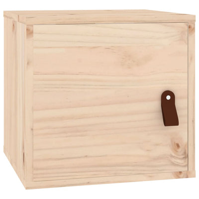 vidaXL Wall Cabinets 2 pcs 31.5x30x30 cm Solid Wood Pine