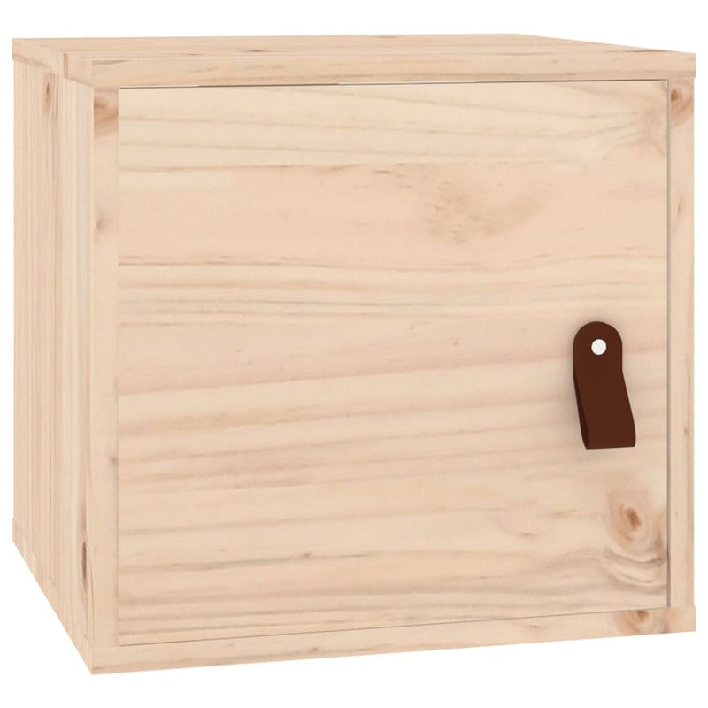 vidaXL Wall Cabinets 2 pcs 31.5x30x30 cm Solid Wood Pine