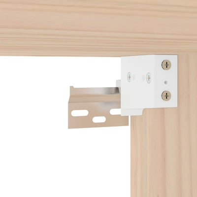 vidaXL Wall Cabinets 2 pcs 31.5x30x30 cm Solid Wood Pine