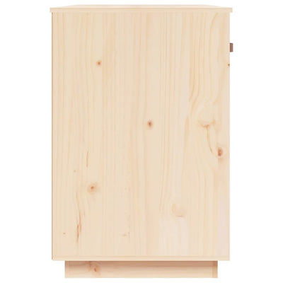 vidaXL Desk 95x50x75 cm Solid Wood Pine