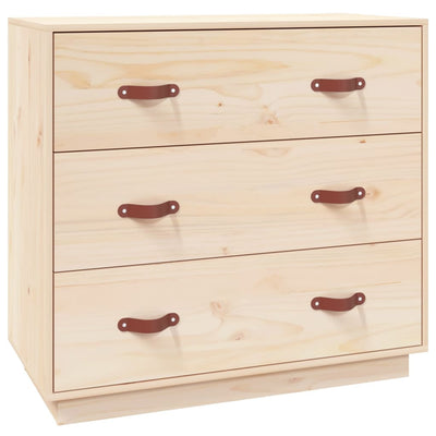 vidaXL Sideboard 80x40x75 cm Solid Wood Pine