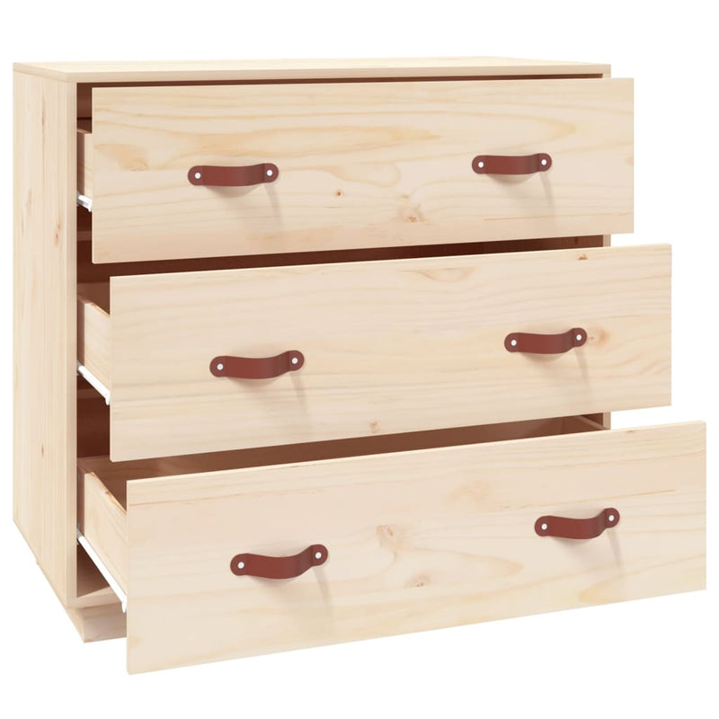 vidaXL Sideboard 80x40x75 cm Solid Wood Pine