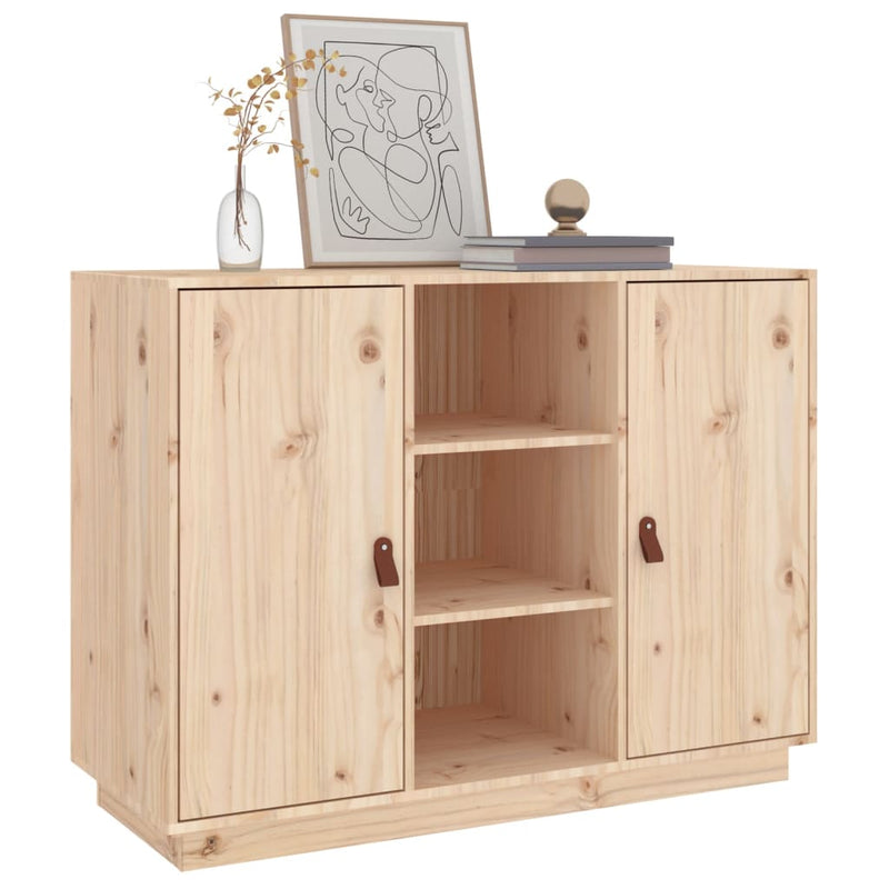 vidaXL Sideboard 100x40x75 cm Solid Wood Pine