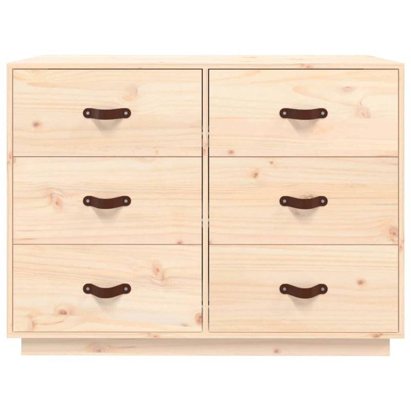 vidaXL Sideboard 100x40x75 cm Solid Wood Pine