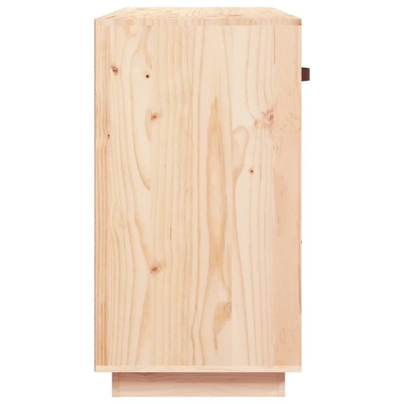 vidaXL Sideboard 100x40x75 cm Solid Wood Pine