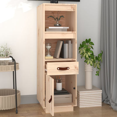 vidaXL Highboard 34x40x108.5 cm Solid Wood Pine