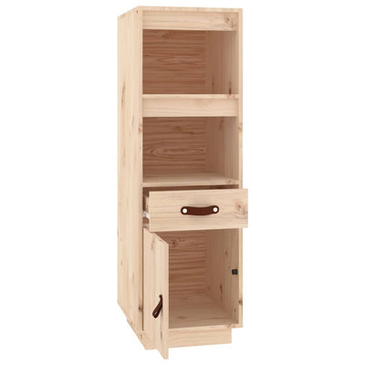 vidaXL Highboard 34x40x108.5 cm Solid Wood Pine