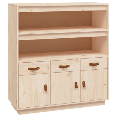 vidaXL Highboard 100x40x108.5 cm Solid Wood Pine