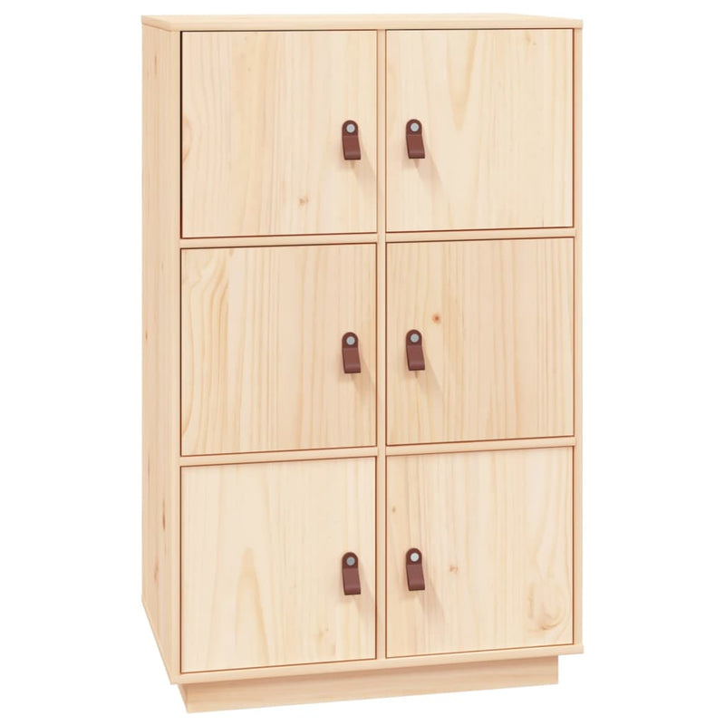 vidaXL Highboard 67x40x108.5 cm Solid Wood Pine