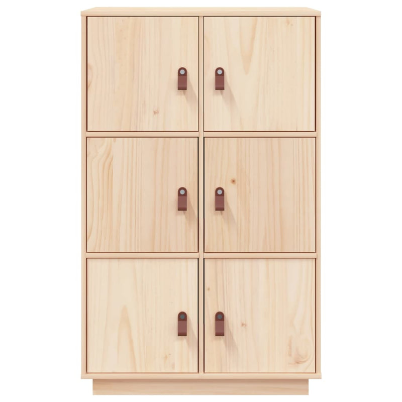 vidaXL Highboard 67x40x108.5 cm Solid Wood Pine