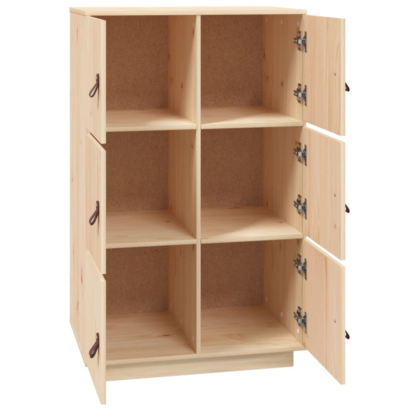 vidaXL Highboard 67x40x108.5 cm Solid Wood Pine