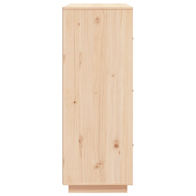 vidaXL Highboard 67x40x108.5 cm Solid Wood Pine