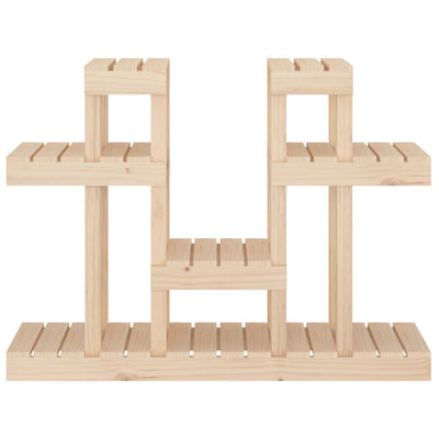 vidaXL Plant Stand 92x25x97 cm Solid Wood Pine