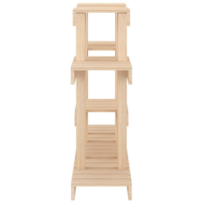 vidaXL Plant Stand 92x25x97 cm Solid Wood Pine