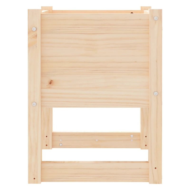 vidaXL Planter 40x40x81 cm Solid Wood Pine