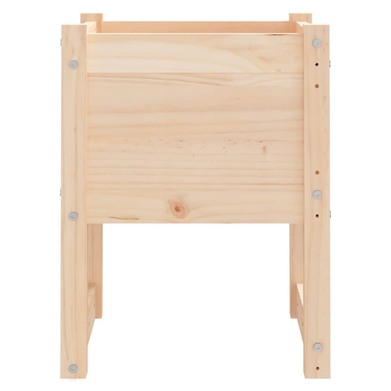 vidaXL Planters 2 pcs 40x40x81 cm Solid Wood Pine