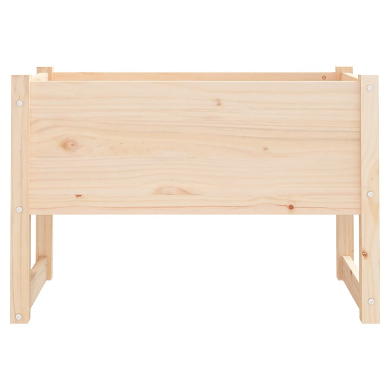 vidaXL Planter 40x40x81 cm Solid Wood Pine