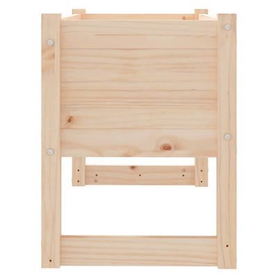 vidaXL Planter 40x40x81 cm Solid Wood Pine