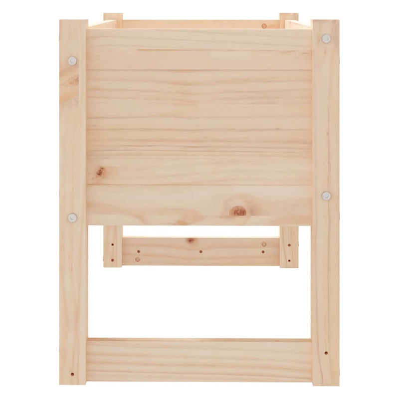 vidaXL Planter 40x40x81 cm Solid Wood Pine
