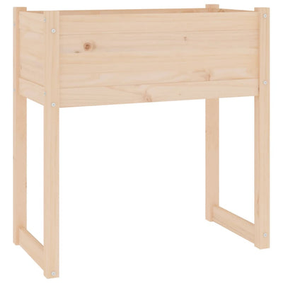 vidaXL Planter 40x40x81 cm Solid Wood Pine