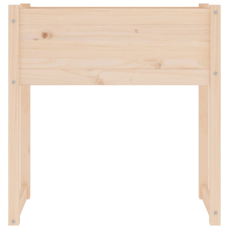 vidaXL Planter 40x40x81 cm Solid Wood Pine