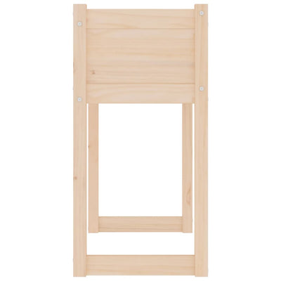 vidaXL Planter 40x40x81 cm Solid Wood Pine